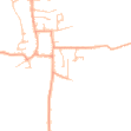 Daytime road noise heatmap for WR11 7EY