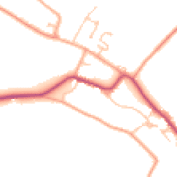 Daytime road noise heatmap for WR11 7HL