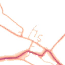 Daytime road noise heatmap for WR11 7HP