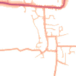 Daytime road noise heatmap for WR11 7HQ