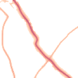 Daytime road noise heatmap for WR11 7HW