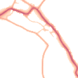 Daytime road noise heatmap for WR11 7JA