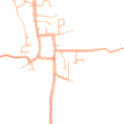 Daytime road noise heatmap for WR11 7JN