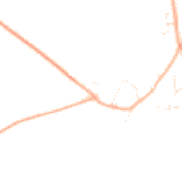 Daytime road noise heatmap for WR11 7PE