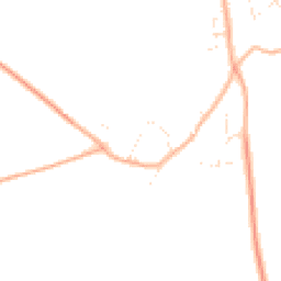 Daytime road noise heatmap for WR11 7PJ