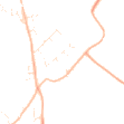 Daytime road noise heatmap for WR11 7PW