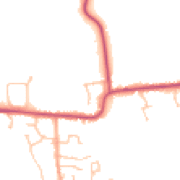 Daytime road noise heatmap for WR11 7TB