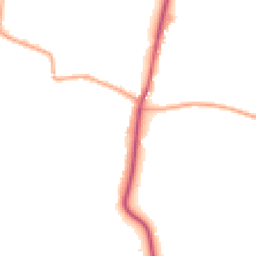 Daytime road noise heatmap for WR11 7TD