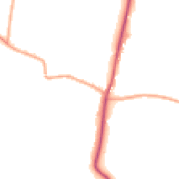 Daytime road noise heatmap for WR11 7TF