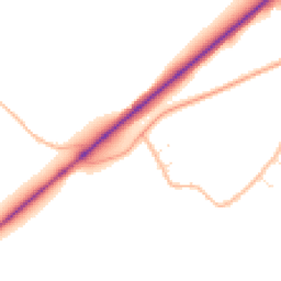 Daytime road noise heatmap for WR11 7UN