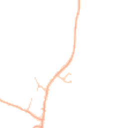 Daytime road noise heatmap for WR11 7WE