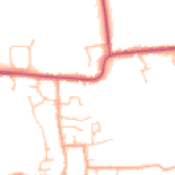 Daytime road noise heatmap for WR11 7XY