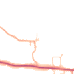 Daytime road noise heatmap for WR11 7YF
