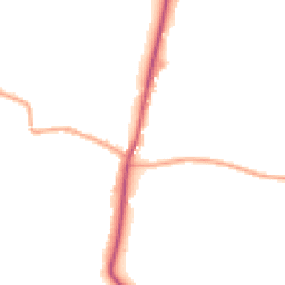 Daytime road noise heatmap for WR11 7YT
