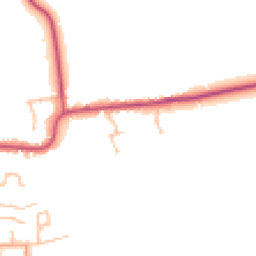 Daytime road noise heatmap for WR11 7ZF