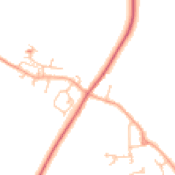 Daytime road noise heatmap for WR11 8JD