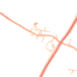 Daytime road noise heatmap for WR11 8JF