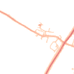 Daytime road noise heatmap for WR11 8JG