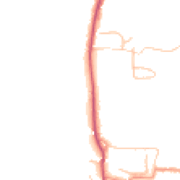 Daytime road noise heatmap for WR11 8JR