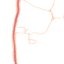 Daytime road noise heatmap for WR11 8LX