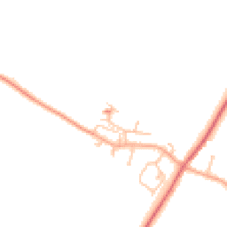 Daytime road noise heatmap for WR11 8NB