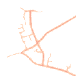 Daytime road noise heatmap for WR11 8QA