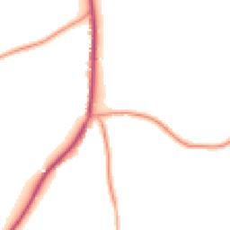 Daytime road noise heatmap for WR11 8RN