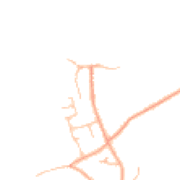 Daytime road noise heatmap for WR11 8RU