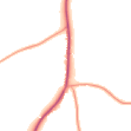 Daytime road noise heatmap for WR11 8RZ