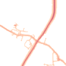 Daytime road noise heatmap for WR11 8SX