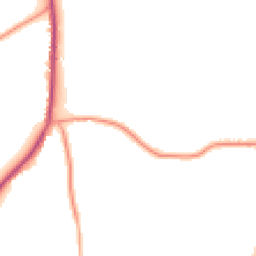 Daytime road noise heatmap for WR11 8TD