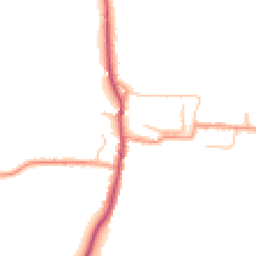 Daytime road noise heatmap for WR11 8TJ