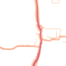 Daytime road noise heatmap for WR11 8TU