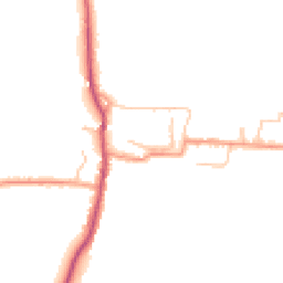 Daytime road noise heatmap for WR11 8TX