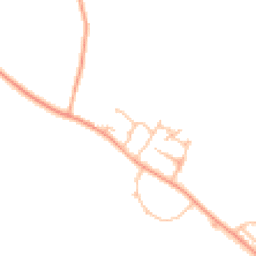 Daytime road noise heatmap for WR11 8UY