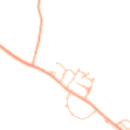Daytime road noise heatmap for WR11 8UZ
