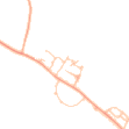 Daytime road noise heatmap for WR11 8XA