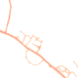 Daytime road noise heatmap for WR11 8XP