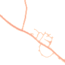 Daytime road noise heatmap for WR11 8XX