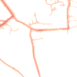 Daytime road noise heatmap for WR12 7AH