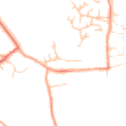 Daytime road noise heatmap for WR12 7AP