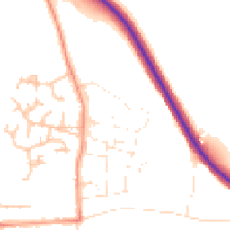 Daytime road noise heatmap for WR12 7BW