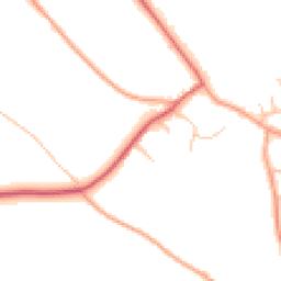 Daytime road noise heatmap for WR12 7BY