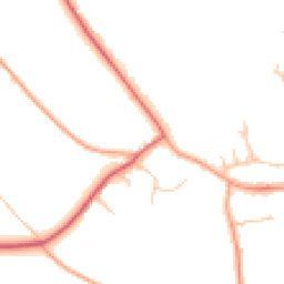 Daytime road noise heatmap for WR12 7BZ