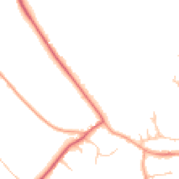 Daytime road noise heatmap for WR12 7DL