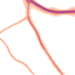 Daytime road noise heatmap for WR12 7DQ