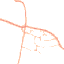 Daytime road noise heatmap for WR12 7JJ
