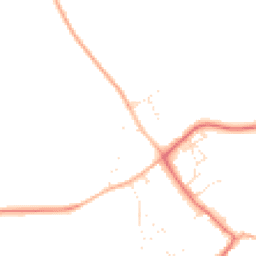 Daytime road noise heatmap for WR12 7PS
