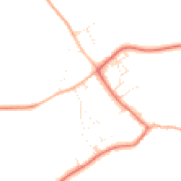 Daytime road noise heatmap for WR12 7PY