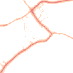 Daytime road noise heatmap for WR12 7QE